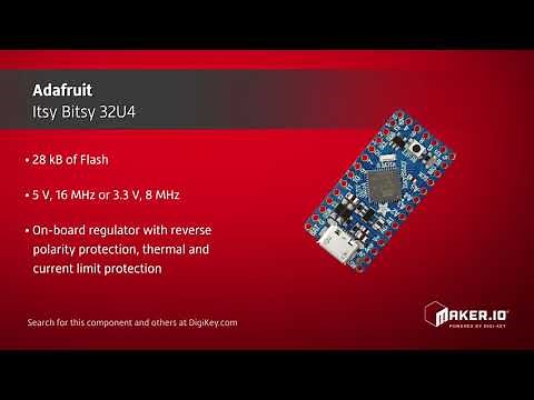 Adafruit Itsy Bitsy 32U4 | Maker Minute