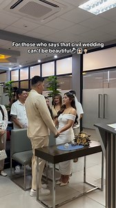 7.6M views · 149K reactions | Still on wedding high梁✨ #civilwedding #intimatewedding #marriedcouple #nocopyrightinfringementintended | Maria Micaela Trinidad - Suzara | Facebook