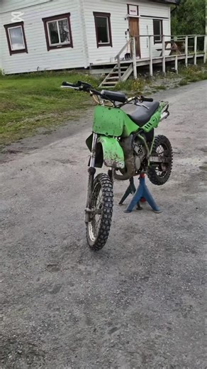 #Grönafaran #kawasaki #kx80 #1989 #lerhål