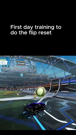 First day training to do the flip reset