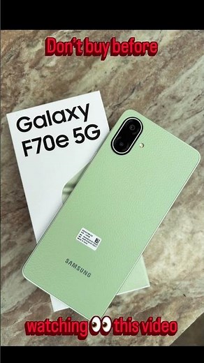 Samsung Galaxy F70e 5G Unboxing - ₹XXXXX* mein Sabse Bada Dhamaka! 🤯#sumsung #shortvideo #flipkart