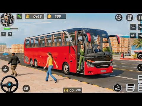 Coach Articulated Bus Realistic Driving - New Bus in City Multiplayer EVO - Android Gameplay #2