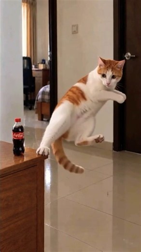 The secret reason your cat acts like this #catsoftiktok #funny #fail