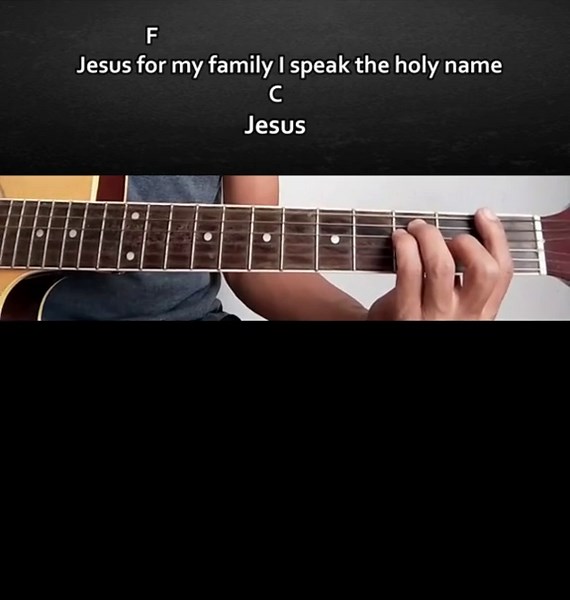 I Speak Jesus - Guitar Tutorial & Worship Song