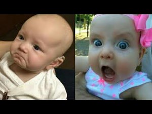 Hilarious facial expressions of babies