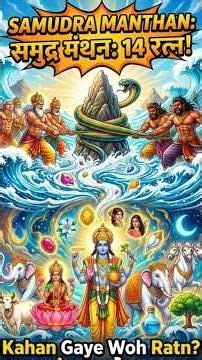 Kisko Kya Mila? Samudra Manthan Ke 14 Ratno Ki Kahani 🏺(Part- 1)