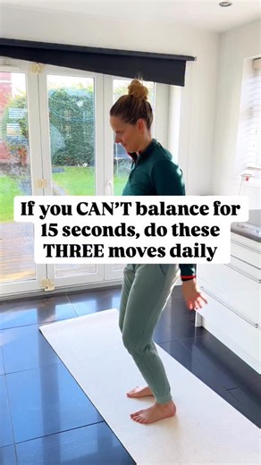Can you balance on one leg for 15 seconds? It sounds simple… but most people can’t do it without wobbling. If you struggle, it could mean your ankle strength, core stability, and overall balance need work — and that becomes more important every year. The good news? You can improve it. Do these 3 moves daily and you’ll build stronger balance, better control, and more confidence on your feet. Test yourself right now: Stand on one leg for 15 seconds without letting your other foot touch the ground.