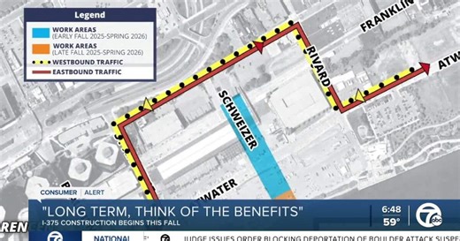 I-375 project to reconnect Detroit communities begins this fall, set to be finished in 2029