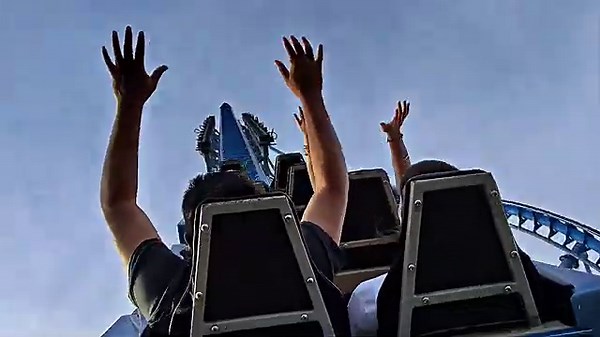 2025 Mr Freeze Roller Coaster On Ride POV Six Flags Over Texas