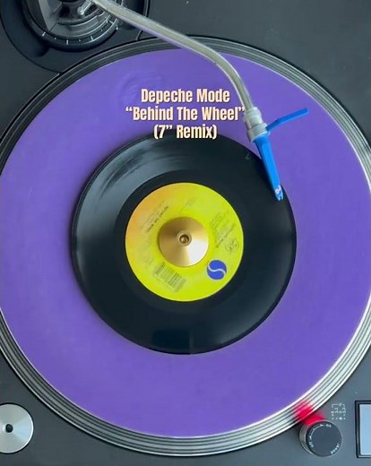 “Behind The Wheel" (7” Remix) Depeche Mode on 7" Vinyl 45 @al7xmusic