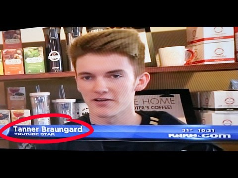 Local news station features vloggers after recent viral stunt