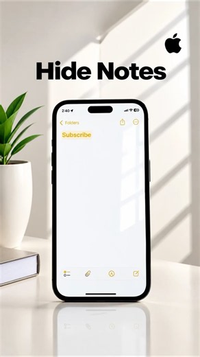 Lock Private Notes With Face ID on iPhone 🔒