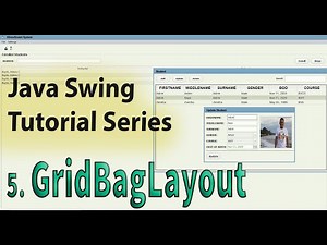 Java Swing Tutorial: 5. Log-in with photo background | GridBagLayout | Tagalog