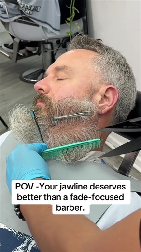 Your jawline deserves better than a basic haircut .Most barbers chase fades and overlook the structure that defines your face. A true grooming expert studies your bone structure, sculpts your beard to sharpen your jawline, and enhances your overall image. Precision beard work isn’t just about looking clean it’s about commanding presence, building symmetry,restoring confidence. You Don’t settle for mediocrity fade when your face needs a elongated look to enhance your overall image Appointments ar