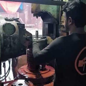 Amazing Local Factory Process: Manufacturing a Flywheel Ring from Scratch