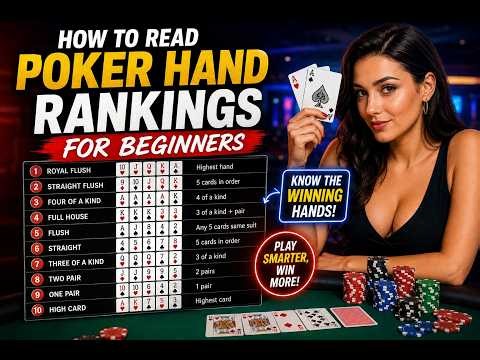 How to read poker hand rankings for beginners
