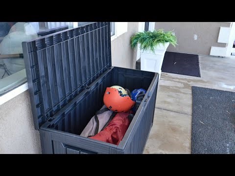 Perfect Storage For Our Porch | KAMABOKO Deck Box