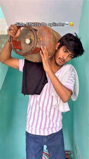 Side Effects To Cylinder wait For End 💀🤣 #comedy #viral #trending #fyp