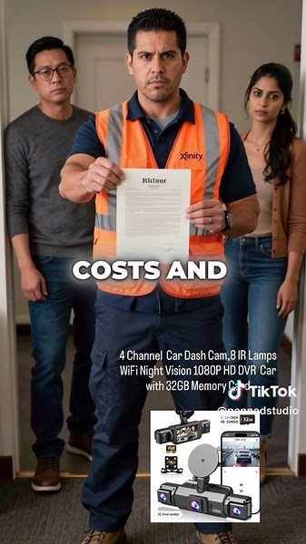 Xfinity Worker's $125k Fraud EXPOSED by Dash Cam! Cable guy tried to scam family with fake fall. Dash cam saved them! #fraud #dashcam #scam
