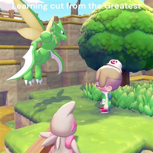 Learning cut from the master - Scyther! | Pokemon Pokopia
