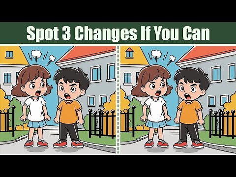 Spot The Difference : Spot 3 Changes If You Can | Find The Difference #247