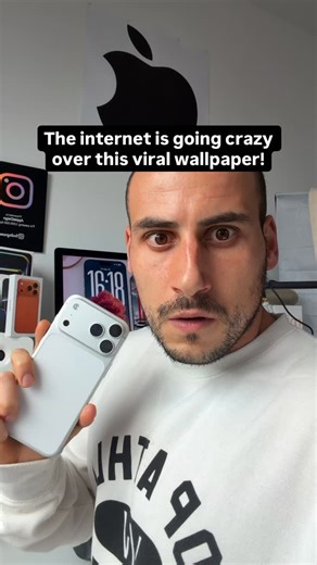 Niels | Apple & iPhone Expert on Instagram: "It took me hours to get this to work… Let me know if you want a tutorial! _______ #ios26 #iphone17promax #iphone17pro #wallpaper #refinedsign"