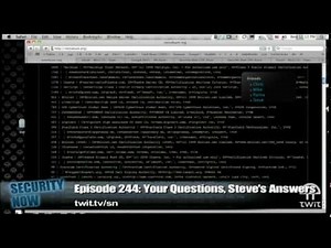 Security Now 244: Your Questions, Steve's Answers 90