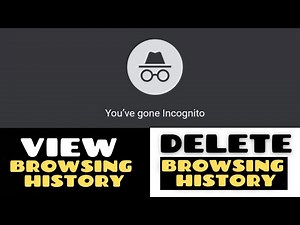INCOGNITO: How to VIEW and DELETE Browsing History | 1 Minute Tutorial