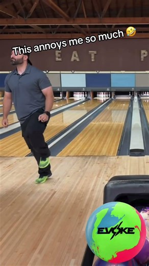 PERFECT SHOT… STILL LEFT A 10 PIN 🤬🎳 #Bowling #10Pin #Evoke #BowlingLife #StrikePain