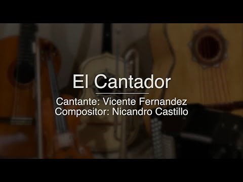 El Cantador - Puro Mariachi Karaoke - Vicente Fernandez