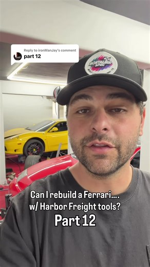 Replying to @ironManJay my ideas never work first try but we are getting so close to finishing the harbor freight Ferrari #ferrari360 #ferrari