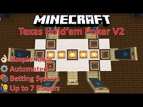 Texas Hold’em Poker V2 | Minecraft | RTsWorld