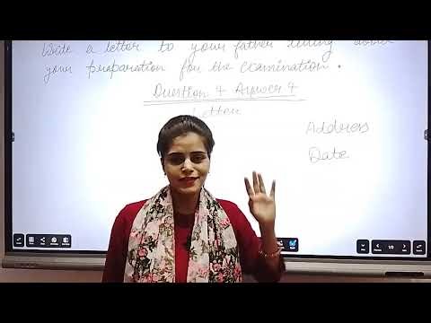 Class XIIth letter writing | class 12th letter 