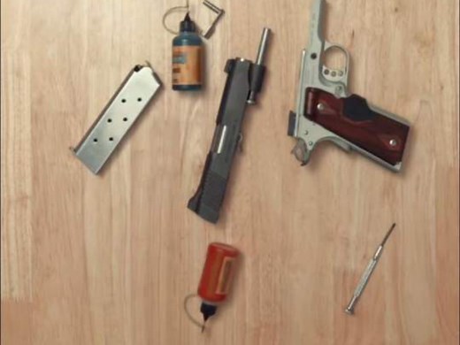 KIMBER 1911手枪拆解保养