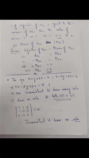 matrices and determinants