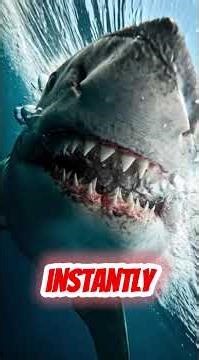 The Real JAWS: Megalodon 🦈 #animals #nature #history #extinctanimals #creepyfacts #paleontology