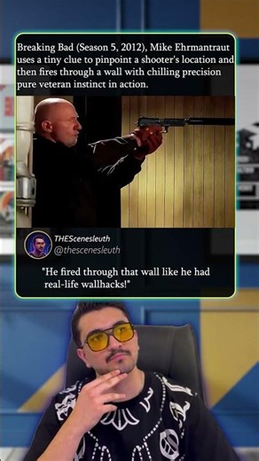 Breaking Bad - Mike's Legendary Wallhack Shot 🔫🧠 #BreakingBad