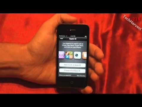 iPhone 4S: First Time Power Up & Setup