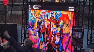 Lucrarea Neural Mirror de Alex Cioacă și One Night Gallery la Bright Festival Brussels – prima participare a ICR la Festivalul luminii din Bruxelles