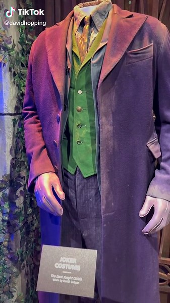 Heath Ledger's Iconic Joker Costume from The Dark Knight