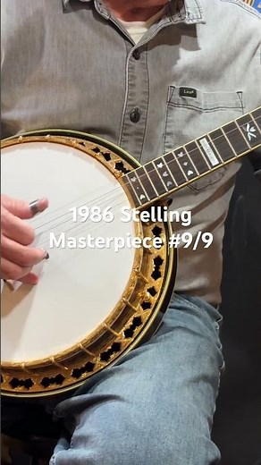 1986 Stelling Masterpiece sound check with Geoff Hohwald from banjowarehouse.com #bluegrassmusic