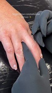 Freehanded this Sagittarius constellation tattoo for my client Chelsea ♡ Done at @syzygytattooing in Scottsdale, AZ #tattoo #tattooartist #tattooideas | Sydney Smith