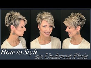 Hair Tutorial: Styling an Undercut Pixie with a Fun Side Flip