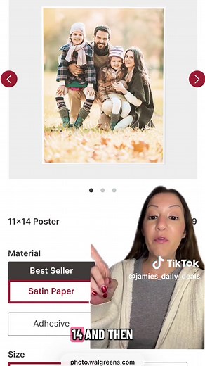 🔥 HOT DEAL ALERT 🔥 Walgreens 11x14 posters for just $1.99 EACH 😳 Perfect for flyers, menus, photos & more! 🏃‍♀️ Run—this deal never lasts! #TikTokCreatorSearchInsightsIncentive #walgreens #walgreensphoto #jamiesdailydeals