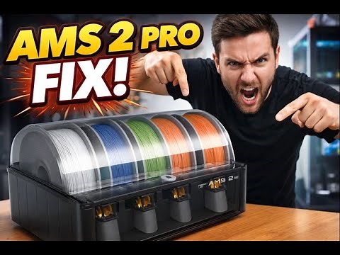 WHAT BROKE MY BAMBULAB AMS 2 PRO , and HOW to fix it ?!!