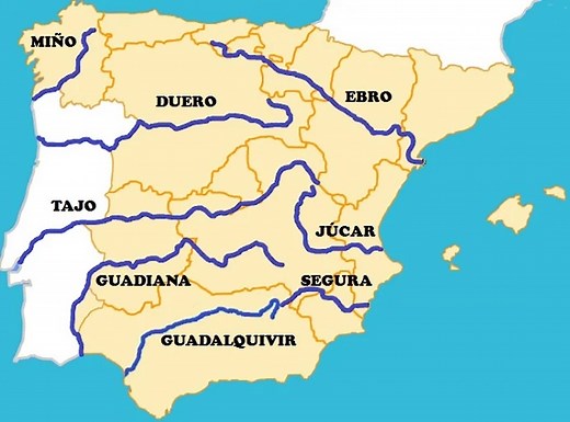 Principales ríos de España (con mapa) — Saber es práctico