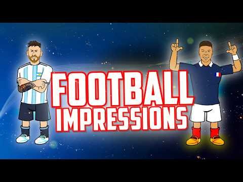 FOOTBALL IMPRESSIONS😂 Can you guess the footballers?