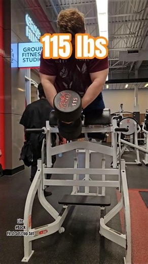 115lbs Lumbar Extensions (Lite) | #fitness #shorts #back 💪