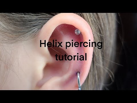Cartilage / Helix piercing, how to and what to expect