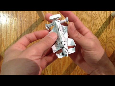 Origami f1 race car part 1 of 3